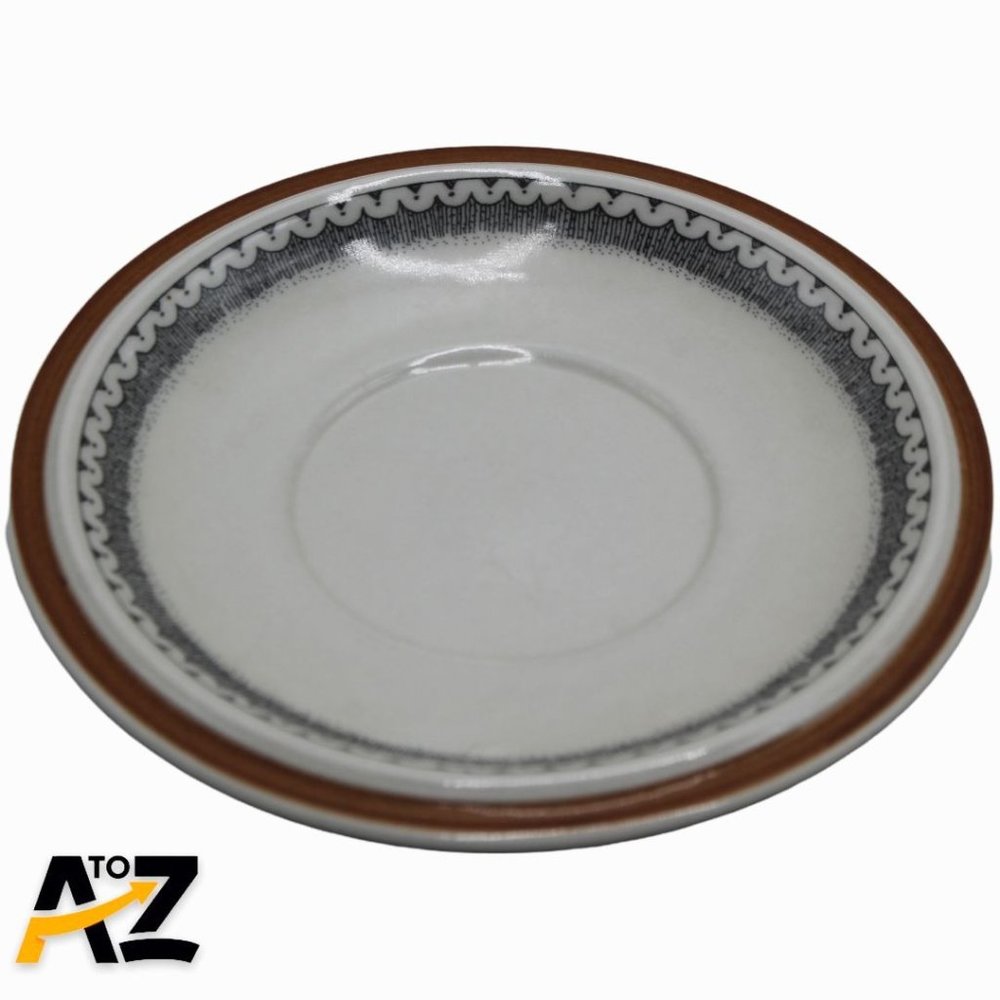 Goebel 5 3/4" Saucer Oeslauer Manufaktur, Bavaria, West Germany Country Burgund